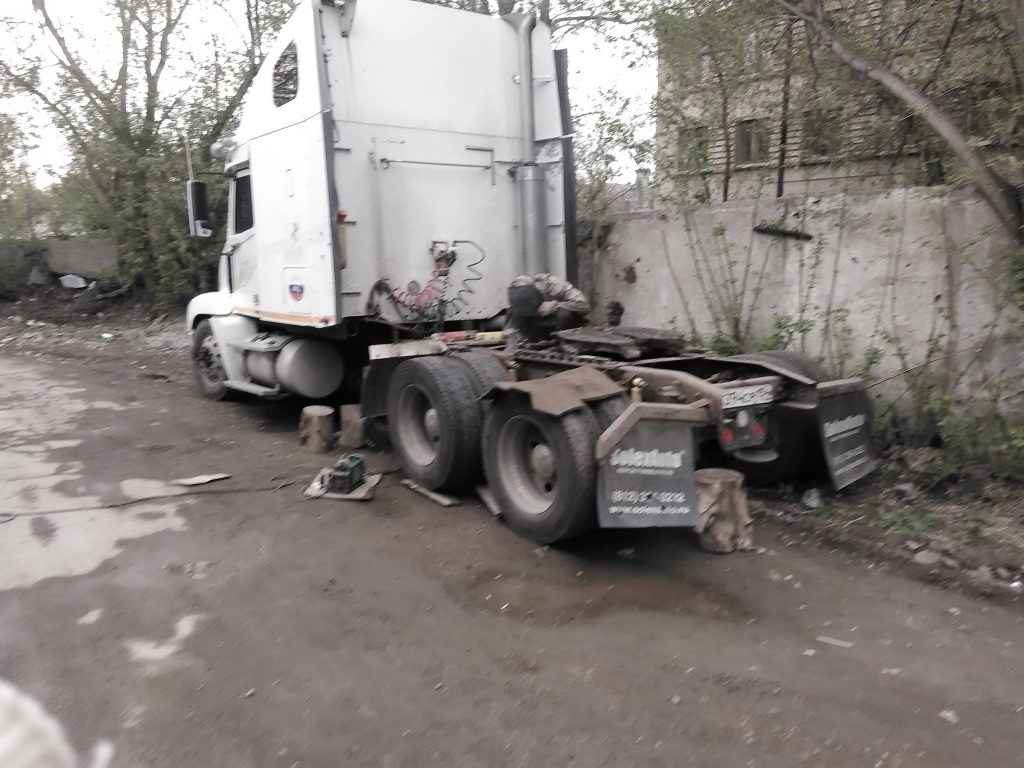 Ремонт рамы грузового автомобиля